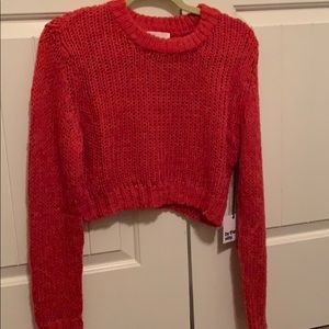 Cropped Red Sweater